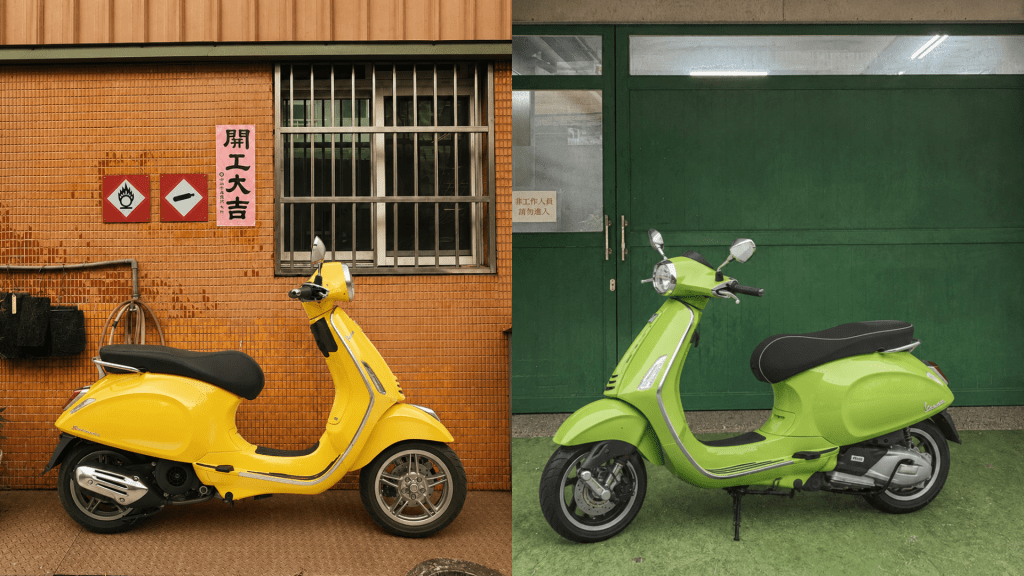 在城市中蒐集Vespa 偉士牌的顏色-Color Walk你玩過了嗎?