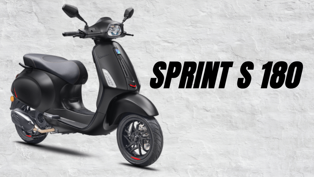 Vespa180 終於來了！Sprint S 衝刺正式開箱⎟這5點跟150不一樣